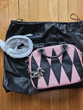 Lux de Ville Circus Mini Tote Pink Sparkle NWT purse